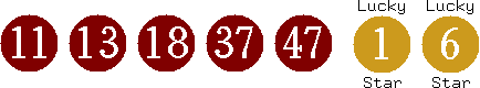 11 13 18 37 47 (01 06)