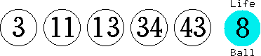 03 11 13 34 43 (08)