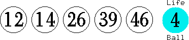 12 14 26 39 46 (04)