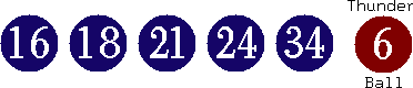 16 18 21 24 34 (06)