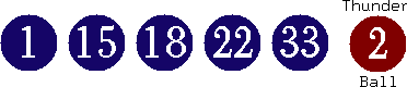 01 15 18 22 33 (02)