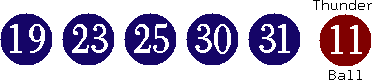 19 23 25 30 31 (11)
