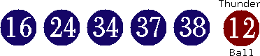 16 24 34 37 38 (12)