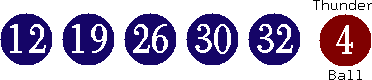 12 19 26 30 32 (04)