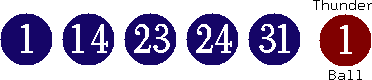 01 14 23 24 31 (01)