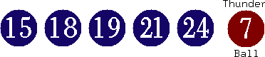 15 18 19 21 24 (07)