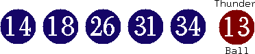 14 18 26 31 34 (13)