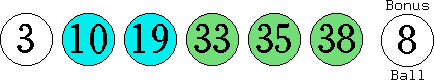 03 10 19 33 35 38 (08)