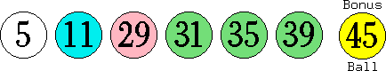 05 11 29 31 35 39 (45)