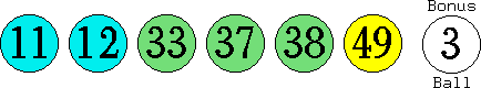 11 12 33 37 38 49 (03)