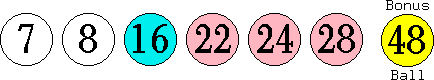 07 08 16 22 24 28 (48)
