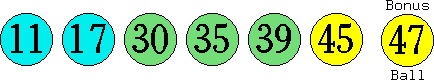 11 17 30 35 39 45 (47)