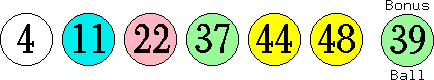 04 11 22 37 44 48 (39)