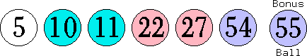 05 10 11 22 27 54 (55)